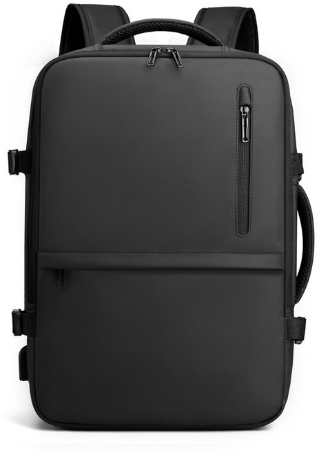 17吋 大容量 零負重 防水 旅行筆電後背包, 詳見包裝, 黑色