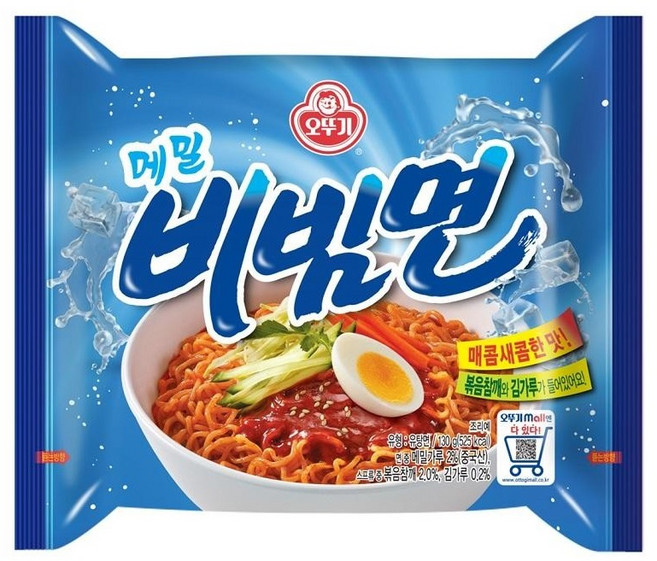 오뚜기 메밀비빔면 130g, 3개
