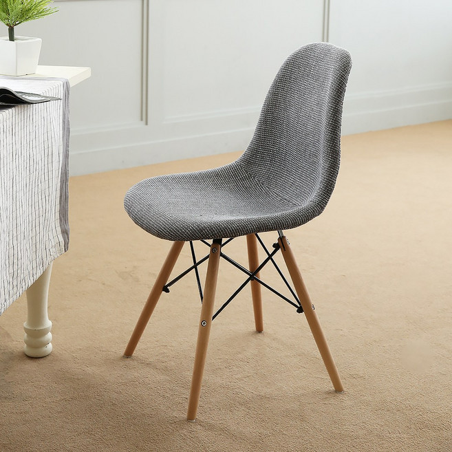 일루일루 모아 에펠 패브릭 기본형 의자 4색상 인테리어 의자, GREY (그레이), 1개