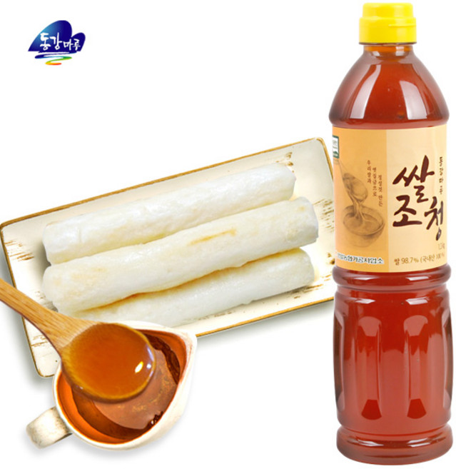 [영월농협 직송] 동강마루 식품명인 쌀조청, 1.3kg, 3개