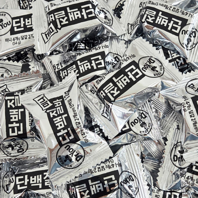 오리온 닥터유 단백질바 미니 사무실 학원 개별포장 간식, 105개