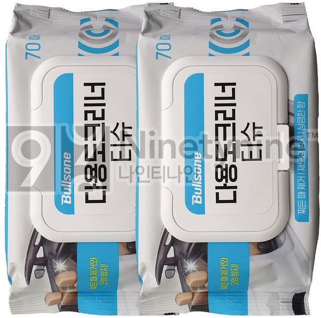 불스원 다용도크리너티슈 티슈 다용도크리너 천연가죽 김서림방지 유막제거 발수코팅 크리스탈 레자왁스 레인OK, 2개