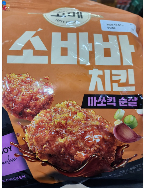 CJ 고메 소바바치킨 마쏘킥 순살, 1kg, 1개