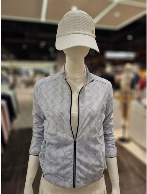 슈페리어골프 여성 전판 프린트 홑겹 점퍼 PCC6202