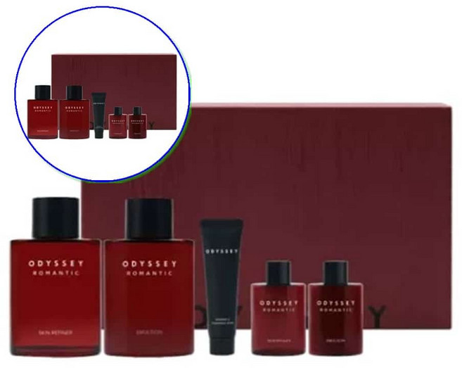 쌍문상회 지금 필요한 남성피부관리 오딧세이 남성로션 2종세트 화장품 스페셜 남성스킨케어 스킨토너 남성토너 로션에멀전 남성에멀전 로맨틱 남성스킨 k31872EA, 본상품