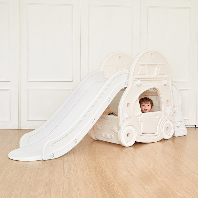 아이팜 리파인 카카 자동차 미끄럼틀, 크림, 선택:크림