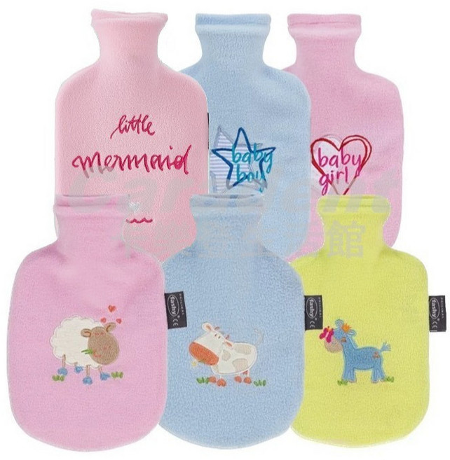 新色！【卡樂登】德國原裝 Fashy 保固兩年 兒童 熱水袋 愛心 星星 動物 毛套 毛絨 0.8L 【請務務告知】不然小幫手只能隨機出貨, 1個, 【請務必告知】不然小幫手只能隨機出貨