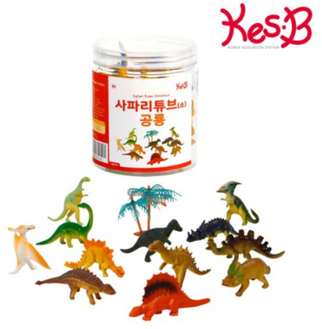 캐스비 네이처 사파리튜브 공룡 세트, 1세트