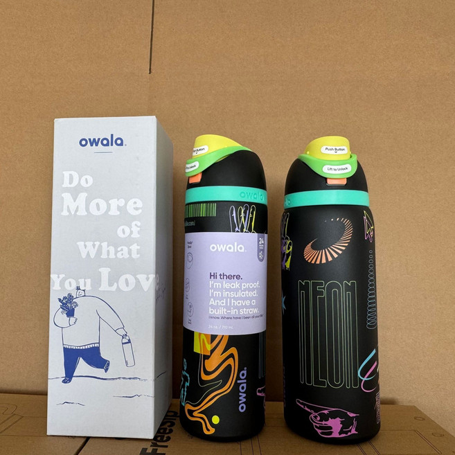 오왈라 Owala FreeSip 보온보냉병 (710ml/950ml), 950ml, 검은 손가락