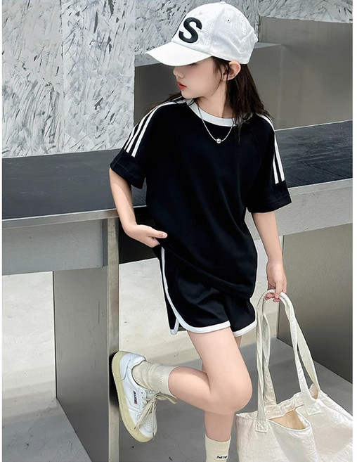 슈가푸딩 주니어 썸머라인세트 초등학생 중학생 여아 반팔세트 랍빠세트 데일리룩 소풍룩 외출룩 여름세트