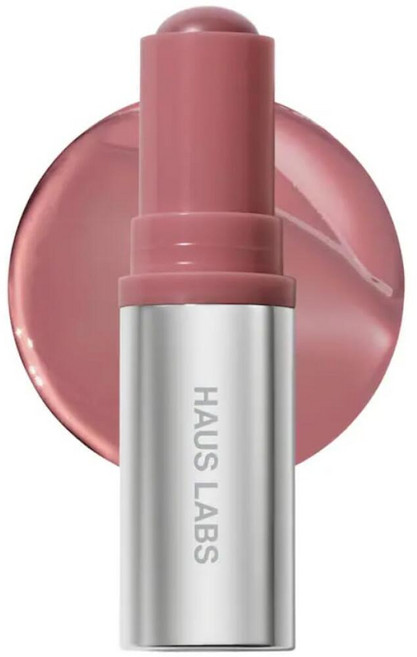 HAUS LABS BY LADY GAGA Color Fuse 립 + 치크 블러쉬 밤 스틱 유리 히비스커스 및 ENTEL 알로에 베라 시트 마스크 (보너스) 211691, HAUS LABS BY LADY GAGA Color F, 1개