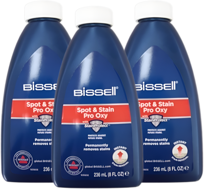 비쎌 세제 정품 포뮬라 습식청소기 세제 프로옥시 스팟앤스테인, 236ml, 3개