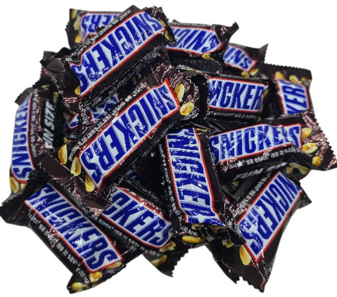 궁금한공작소 스니커즈 펀사이즈 미니초코바, 20g, 33개