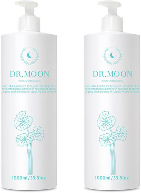닥터문 센텔라 시카케어 바디워시 대용량 샤워젤 1000ml, 1L, 2개