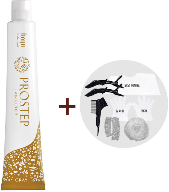 호유 프로스텝 염색약 80g + 150g 산화제, 1개, GN7