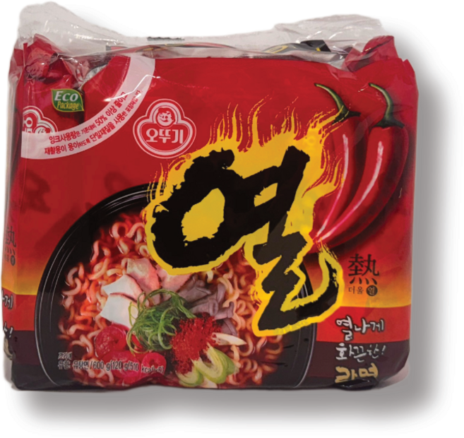 열라면 화끈한 120g, 40개