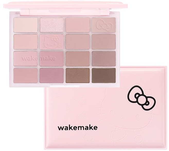 wakemake 웨이크 메이크업 소프트 블러링 아이 팔레트 29 소이핑크 블러링 베스코 수상 16색 매트 라메 반짝임 한국 화장품 일상 아이섀도우 팔레트 아이섀도우 자연 발색, 1개, 상세페이지 참조