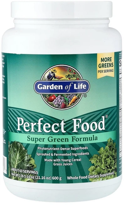 가든오브라이프 퍼펙트 푸드 슈퍼 그린 포뮬러 600g 21.16oz, 1개 - 쿠팡