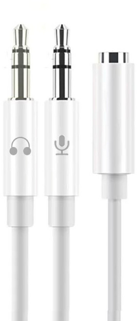 耳機電腦轉接線 MH029 3.5MM音源 一母二公轉接頭 有線耳機專用, 1個