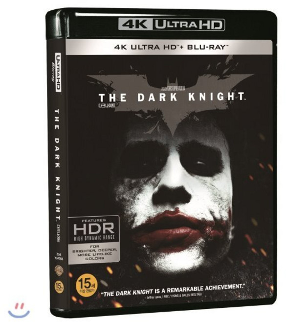 4K UHD 다크 나이트: 블루레이 DVD