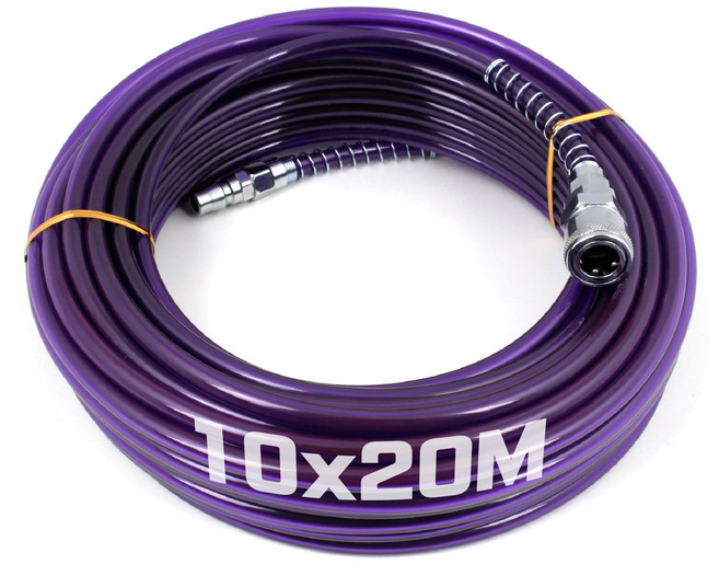 특A급 우레탄연질 보라 10파이X20M 에어호스 에어줄 타카호스 콤프레샤호스 에어호수 타카호스, 1개