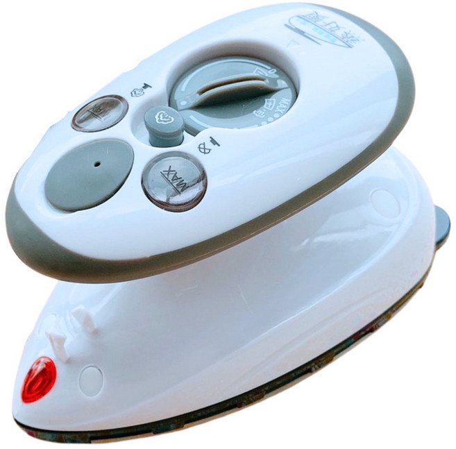 蒸好熨 智能雙電壓蒸氣迷你小熨斗 乾濕兩用 420W 110V-220V 20秒出蒸氣, 單一商品, 白色