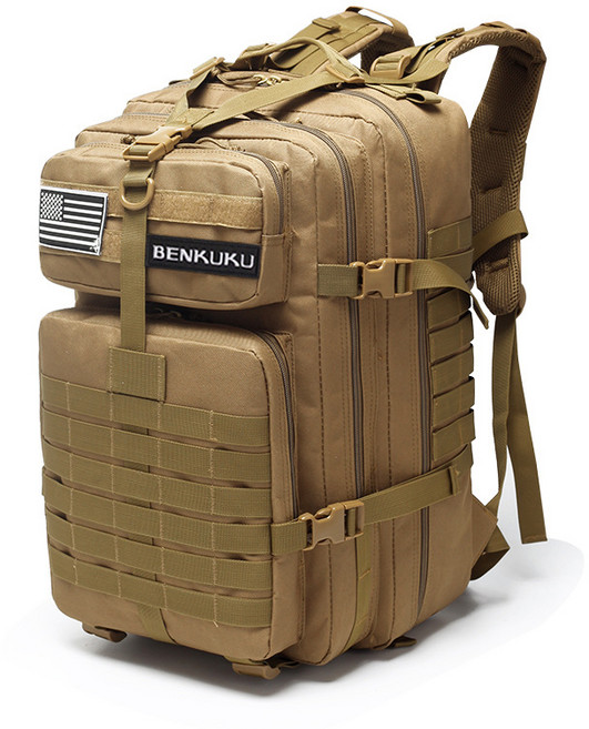벤쿠쿠 남자 백팩 대용량 헬스 운동 스포츠 밀리터리 가방 45L