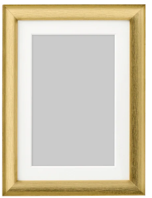 이케아 실베르회이덴 액자 골드프레임, 골드, 1개