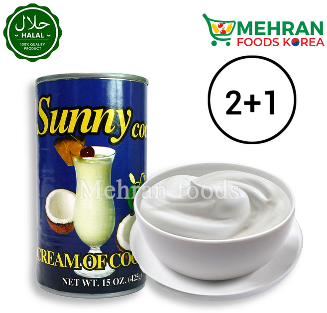 써니코코 코코넛 크림, 425g, 3개
