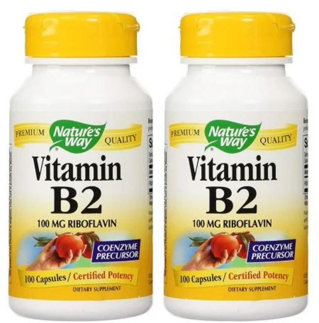 네이처스웨이 비타민 B2 리보플라빈 100캡슐 x 2통 (1일 1정), 100정 - 쿠팡