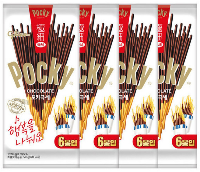 포키극세 23.5g 6개입 4개