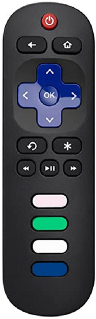 모든 Roku TV를위한 유니버설 TV 리모컨 TCL Roku/Hisense Roku의 교체, 1개