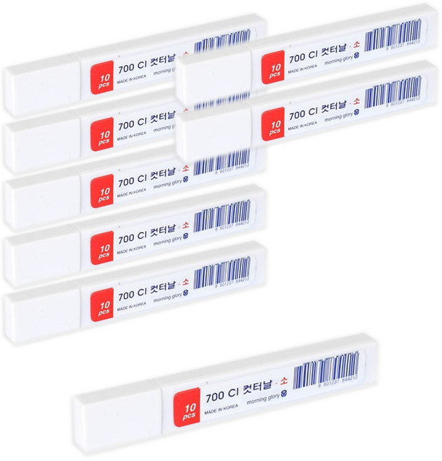 모닝글로리 700 CI 소형 커터날, 8개