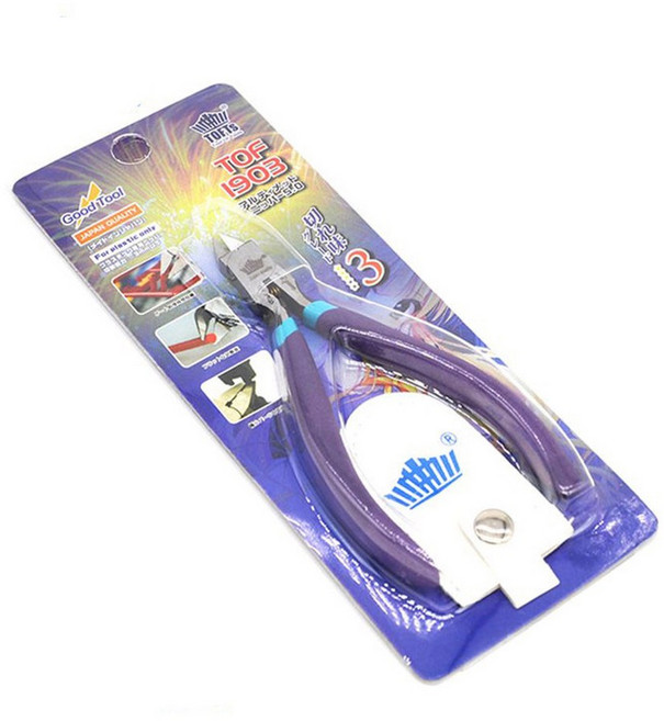 블레이드 커터 플라스틱 가위 커팅 니퍼 더블 모델 공예 모델링 펜치 사이드 TOFTs TOF 1903, 01 TOF1903