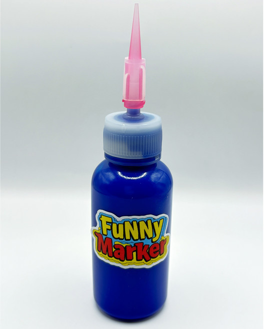 퍼니 패브릭 마카펜 검정 티셔츠 등 패브릭 전용 DIY 마커, 1개, Blue 30ml