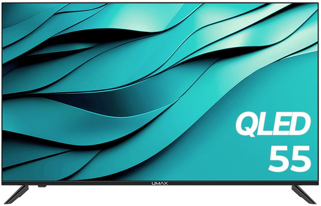 유맥스 QLED AI55G 139cm55인치 구글5.0 스마트TV - 중소기업 벽걸이