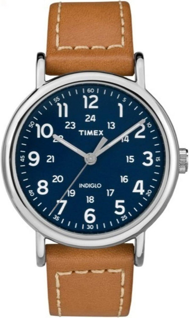 TIMEX 위켄더 쿼츠 3기압 방수 미네랄 유리 블루 다이얼 TW2R42500 남성용 정품