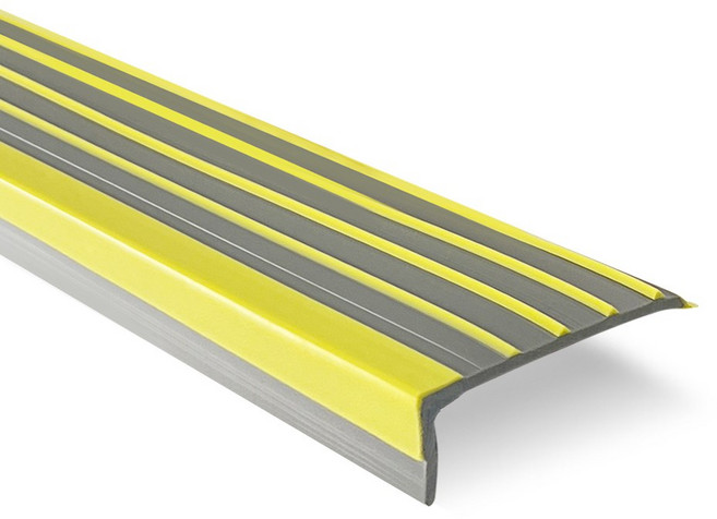 PVC 더존시그니처 폭 55mm / 1m / 2m 색상 4가지 미끄럼방지논슬립 계단마감재 장판마감, 1개