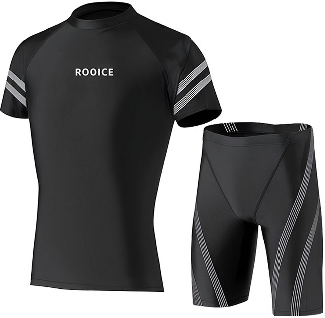 남성용 반팔수영복 +반바지 상하의 세트 ATAOZH-11-S