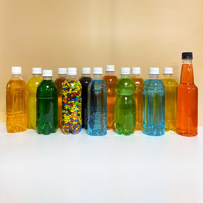 [보틀스] 500미리 500ml 500cc 페트병 내압병 내열병 PET병 플라스틱병 공병 빈페트병(낱개), 흰색 캡+사각일반, 1개