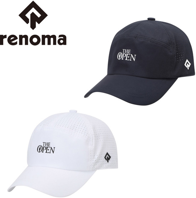 [백화점발송] 레노마 남성 볼캡 펀칭 우수한 통기성 자외선차단 야외운동 아웃도어 골프 등산 낚시 러닝 하이킹 산책 시원한 모자, 1개, WT_화이트