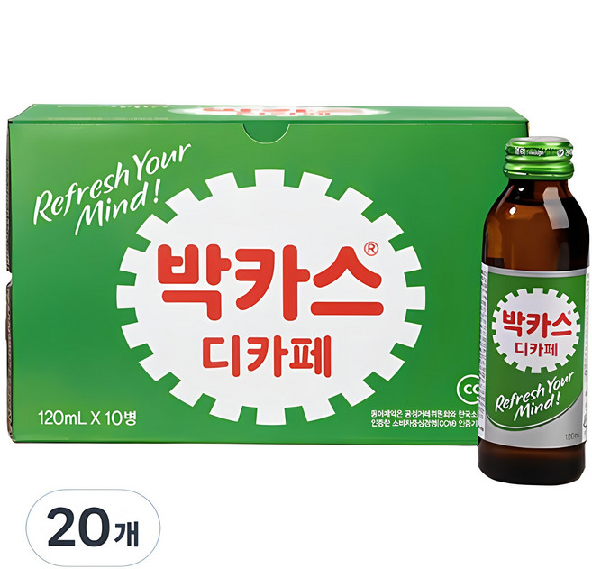 박카스 디카페 에이액, 120ml, 20개