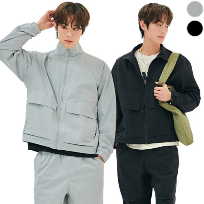 [체이스컬트] (본사직영)HIGH-Neck 아웃 포켓 JUMPER2Color