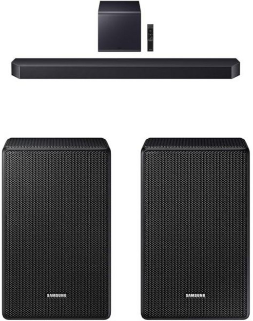 SAMSUNG Q990D 11.1.4ch Soundbar w/Wireless Dolby Atmos Audio Rear Speaker Inclu, HW-Q900F, 사운드바 w/SWA-9500s 후면 스피커