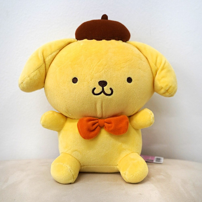 정품 산리오 인형 선물 애착인형 크리스마스선물 (쇼핑백제공), 1개, 폼폼푸린, 25cm