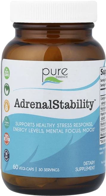 퓨어에센스 어드레날 Stability 베지캡슐 60정, 5병 - 쿠팡