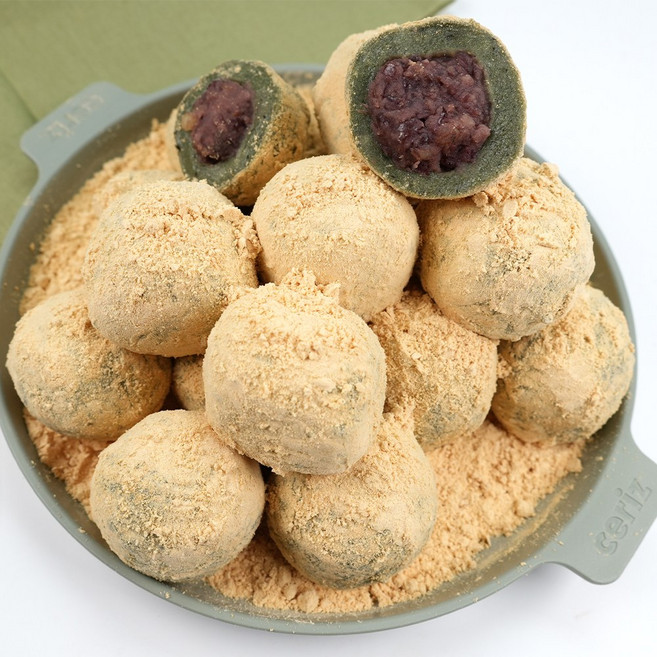 소소락 저당 쑥찹쌀떡 2kg (50g 40개입) 국내산 찹쌀 해풍쑥 개별포장., 1kg, 2박스