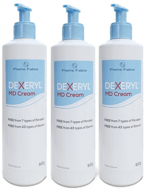 DEXERYL 덱세릴 MD 크림 500ml (수입 정품), 3개