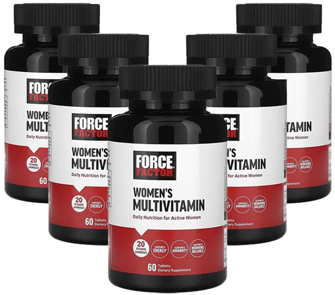 포스팩터 여성용 종합비타민 60 정, 60정, 5팩 - 쿠팡