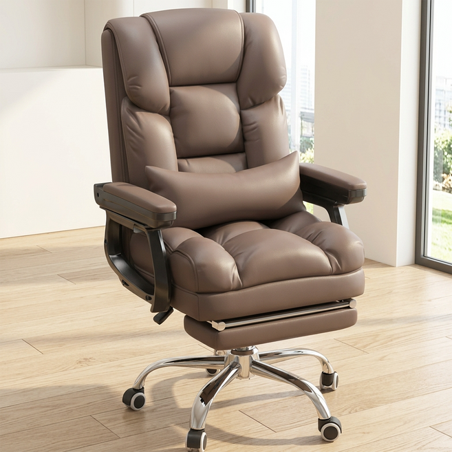 베러브라이트 컴퓨터 중역 의자 발받침대, 다크브라운